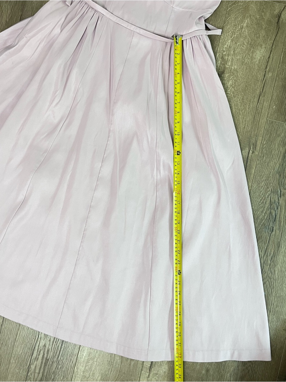 NWT A New Day Women Bow Belt Midi Dress Pink Size M 2 Pockets - Picture 8 of 14